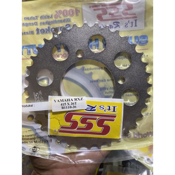 Gir Gear SSS Tripel S Belakang Yamaha Rx z king Jupiter Mx Vega 415 x 30 31 33 34 35 36 37 38 39 40-36