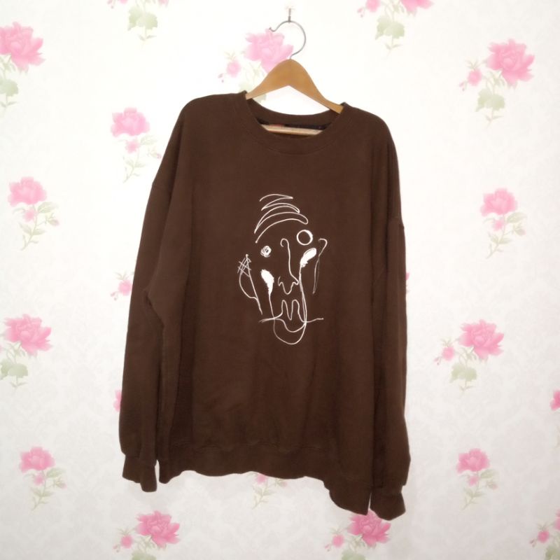 (Mohon Baca Deskripsi) Crewneck Compagno Taehyung V BTS Official