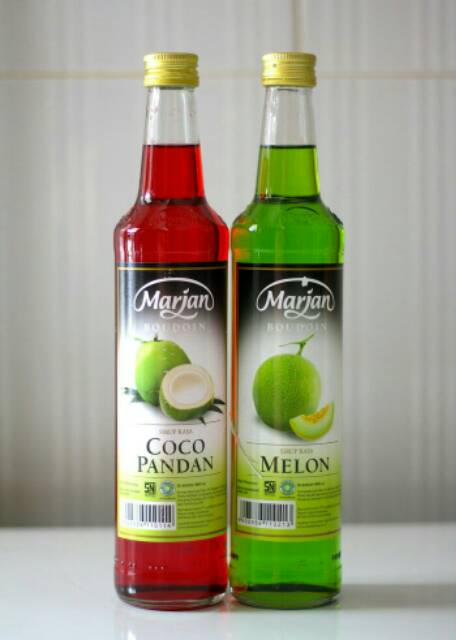 Marjan Syrup Cocopandan Melon Leci 460 Ml Indonesia