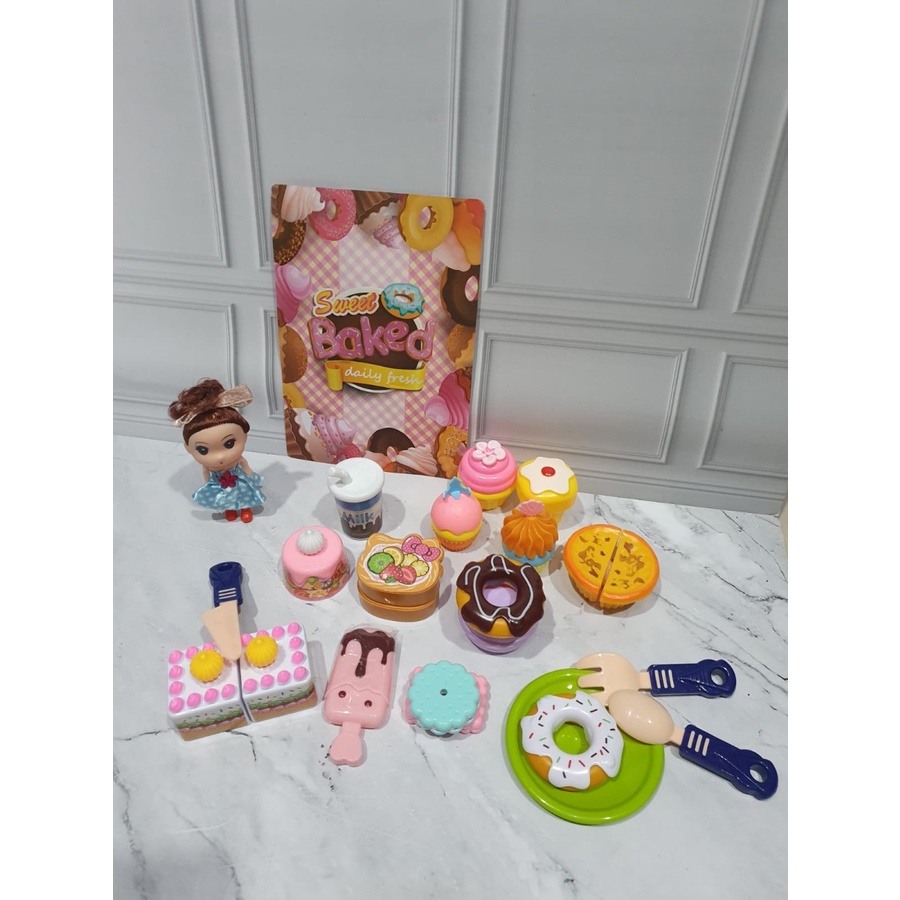 MAINAN KUE CAKE POTONG BIRTHDAY CAKE CUTTINGNO.960-11