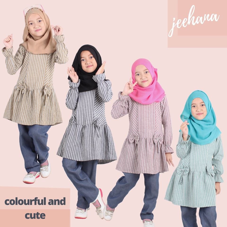 Baju Atasan Anak Branded Tunik Anak Tanggung Tunik Anak by Jeehana