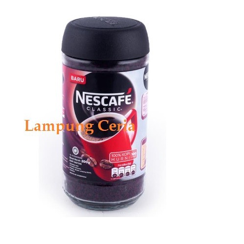 

Kopi Klasik Halal Nescafe Classic Robusta Blend Jar 200