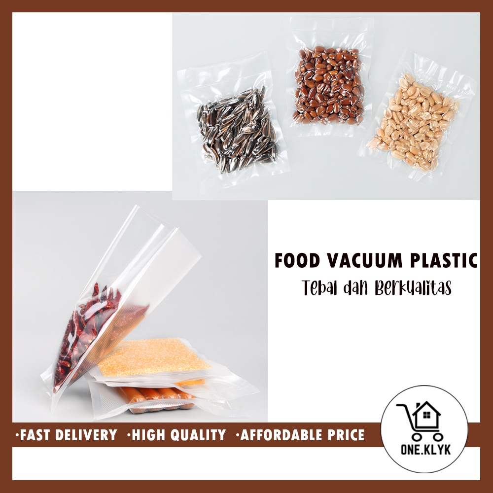 Plastik isi 100 vacuum sealer | Plastik untuk Mesin Vacuum Sealer 2 Ukuran