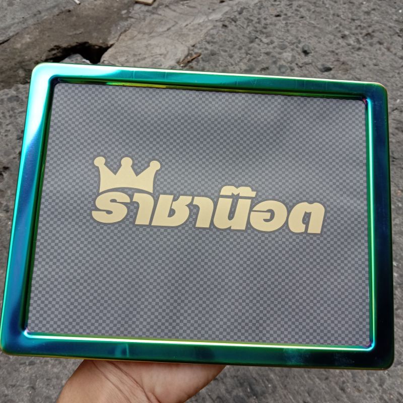 bingkai cover plat nomer hijau thailand bingkai tempat pelat nomor thailand