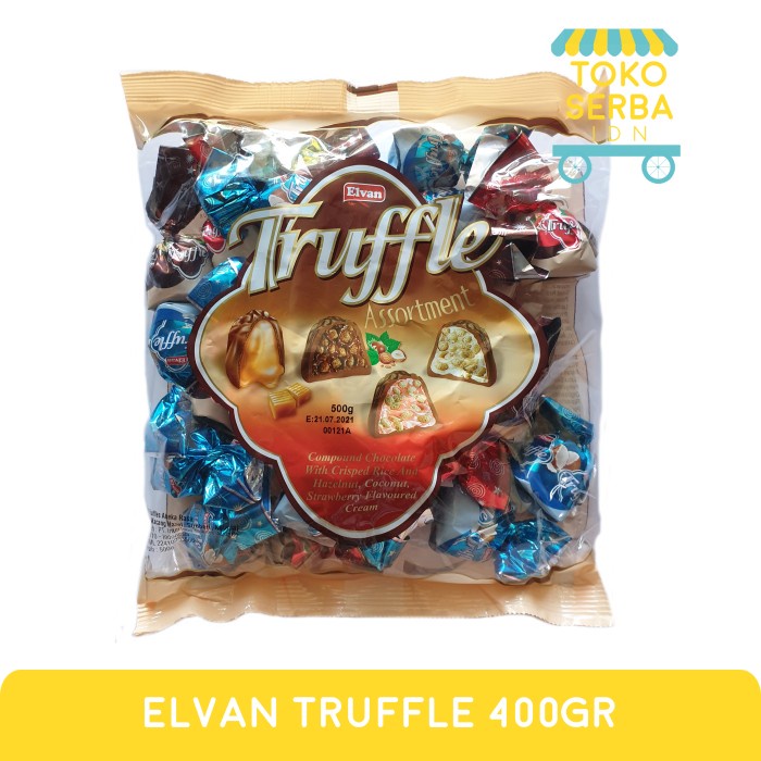

ELVAN TRUFFLE CHOCOLATE 400g - Assortment (mix) cokelat coklat turki