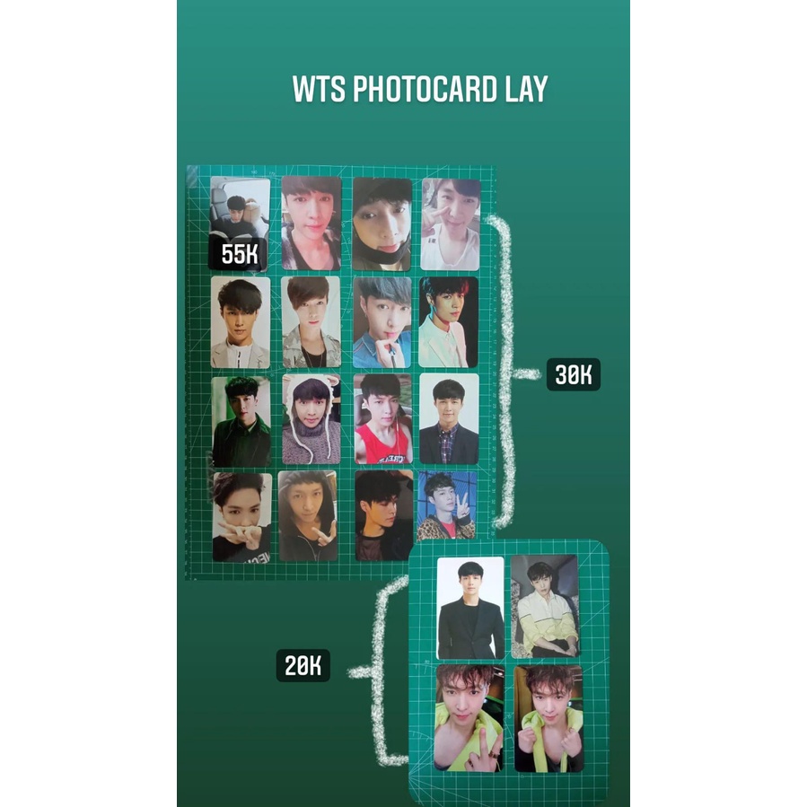 Photocard Lay EXO