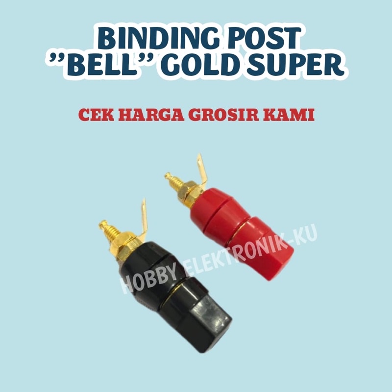 BINDING POST BELL GOLD