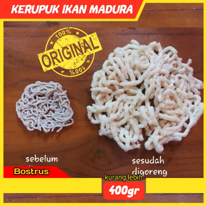 KERUPUK IKAN PATTOLA - Krupuk ikan krupuk pattola kerupuk pattolah asli Madura, Kerupuk ikan tenggir