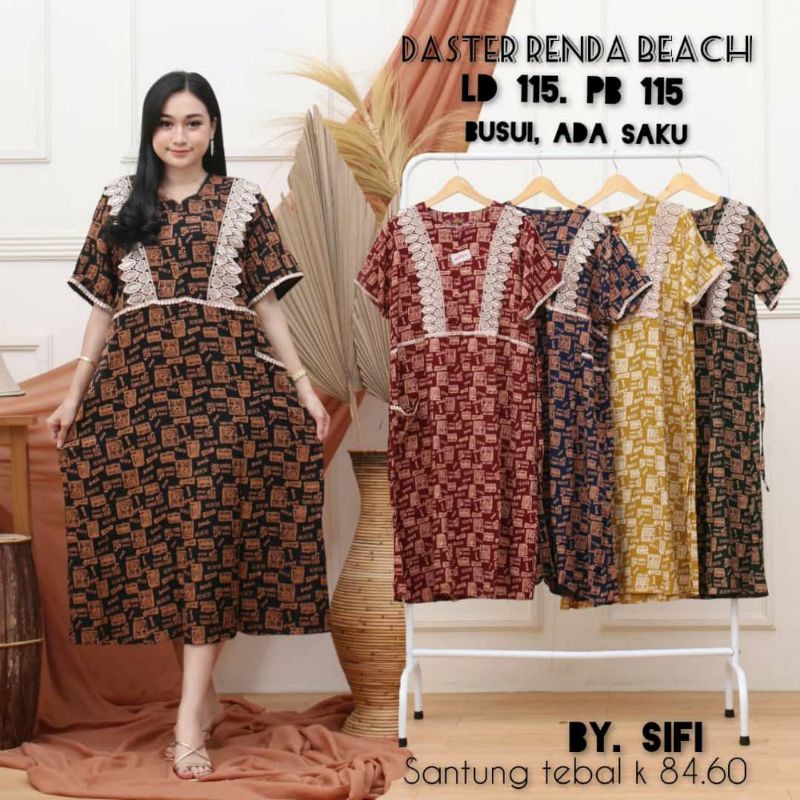 DASTER ARAB RENDA BATIK KATUN RAYON BUSUI