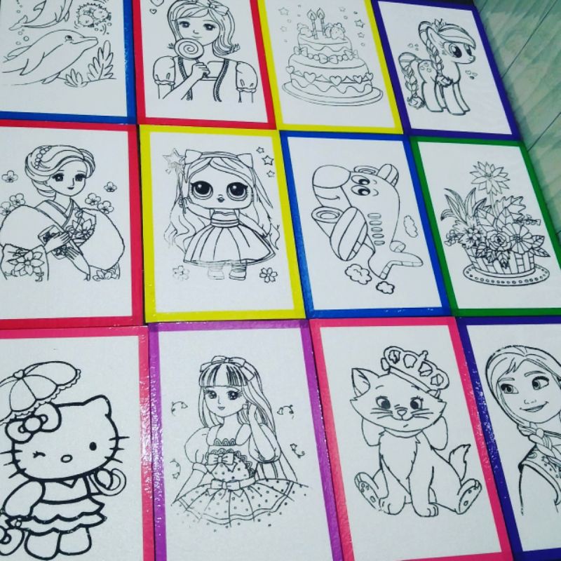 

100 PCS GAMBAR LUKIS STEROFOAM 33 X 50 X 1 CM