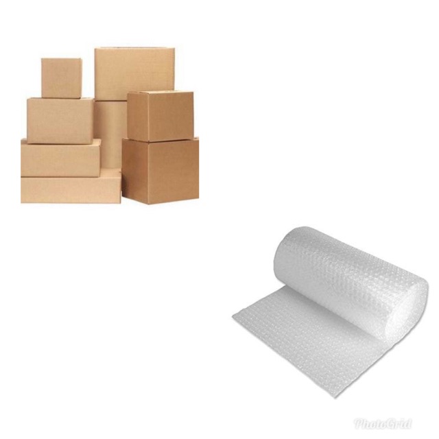 

Tambah Keamanan Bubble Wrap+Kardus