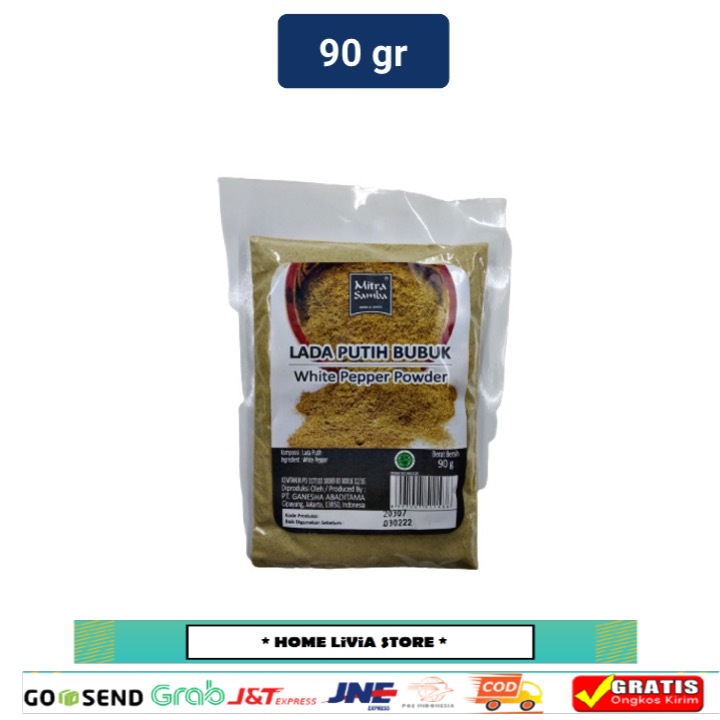 

Mitra Samba Lada Putih Bubuk 90 G Refill