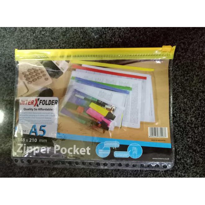 

Zip Pocket Binder A5 Bahan Bagus Murah Berkualitas List Diskon