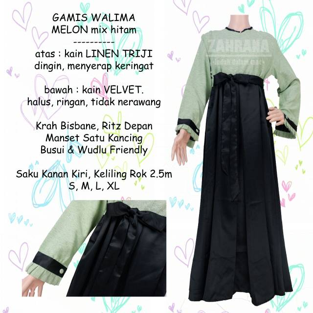 Gamis walima_zahrana