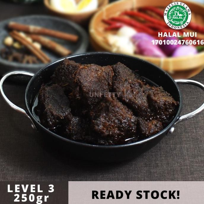 

Rendang Padang Level 3 - Daging Sapi (250gr)