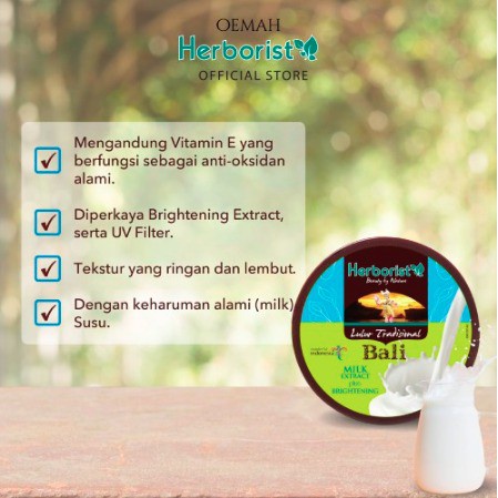 IDOLAKU Herborist Lulur Tradisional Bali Milk 100gr