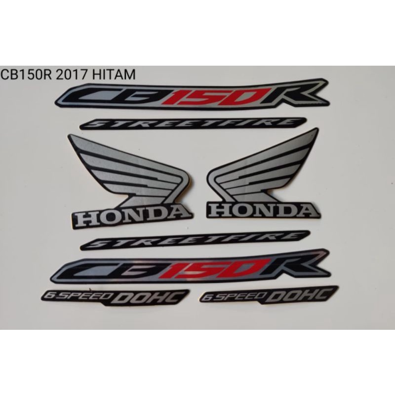 STRIPING CB150R 2017 HITAM