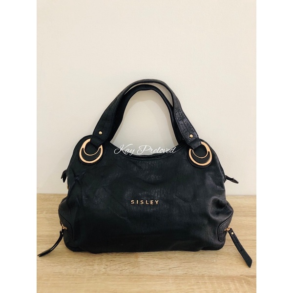 ❤️BOOM SALE❤️ SISLEY AUTHENTIC ORIGINAL PRELOVED BAG TAS KULIT GAJAH SECOND BRANDED