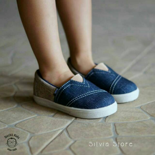 Sepatu Anak Decks Kids Hamada Dark Jeans Ramy Casual Original