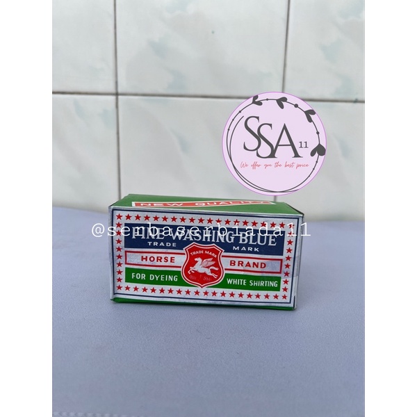 Blau Cuci Pakaian cap Kuda Terbang