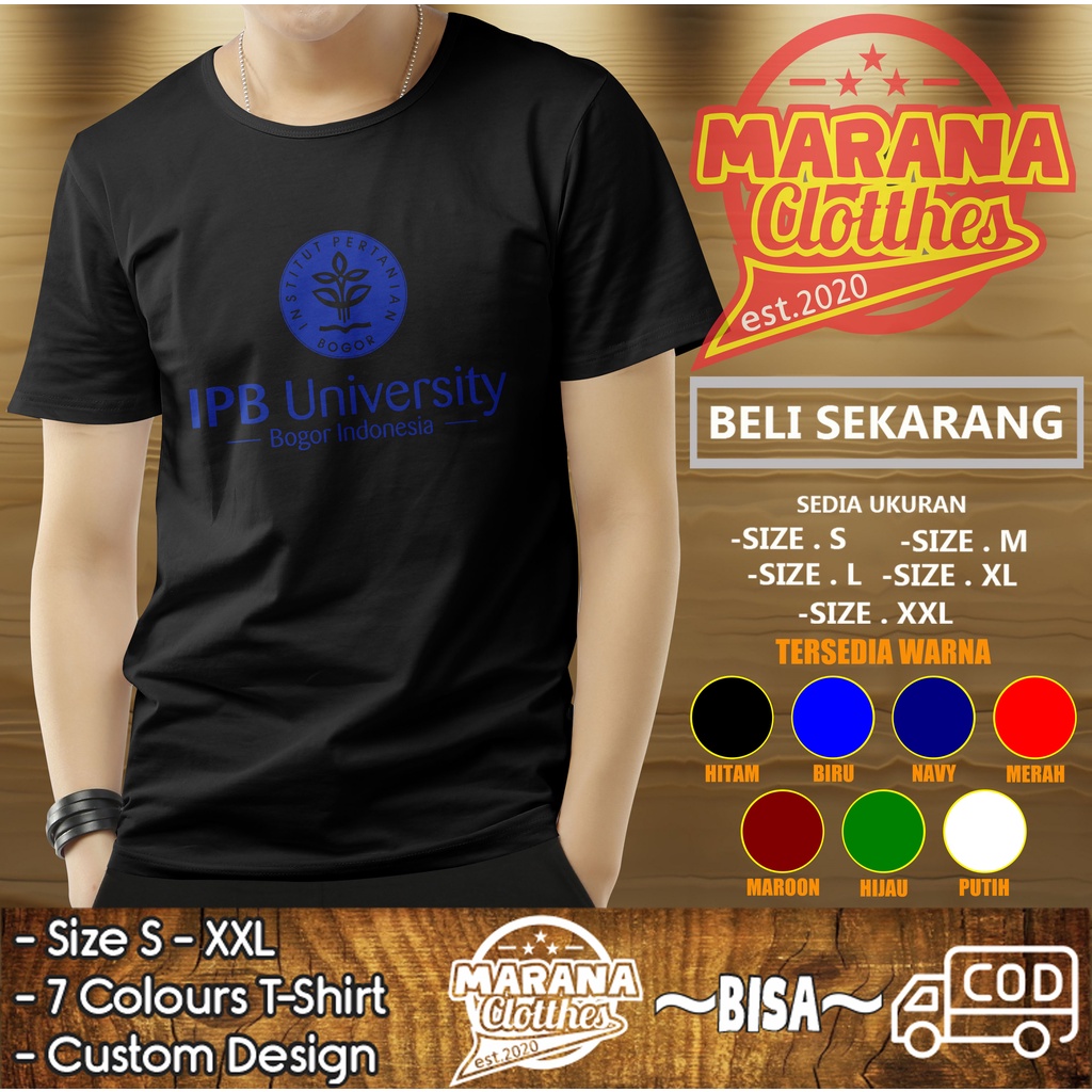 Kaos IPB Institut Pertanian Bogor Baju Distro