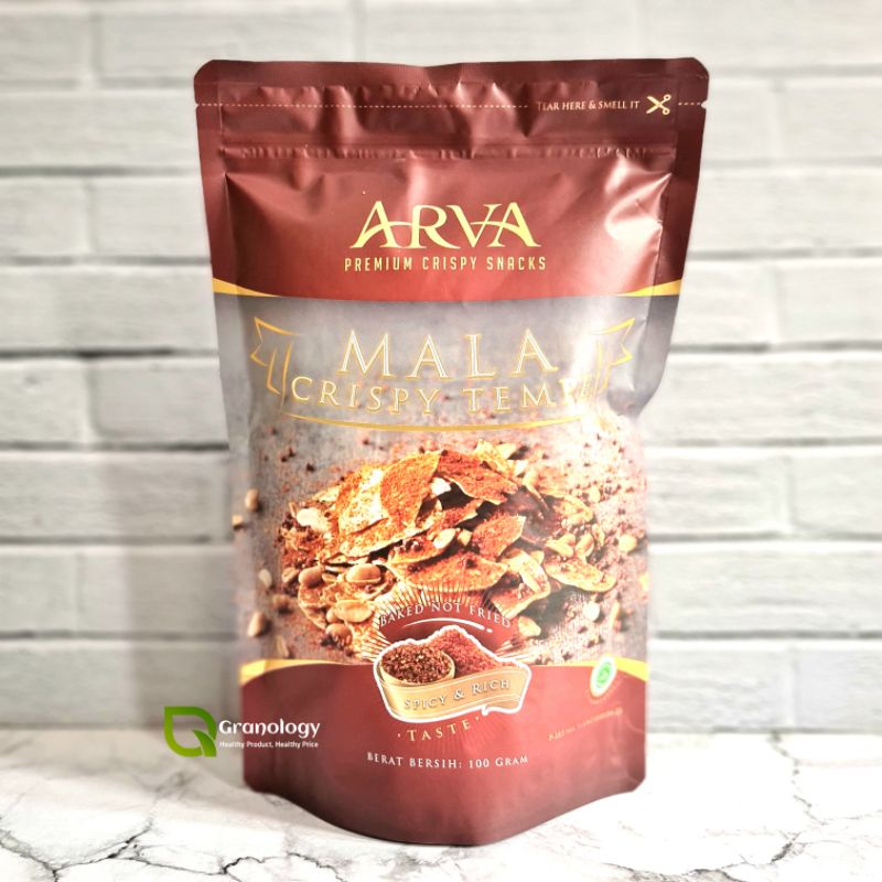 ARVA Crispy Tempe / Snack Tempe 80 gram - Mala