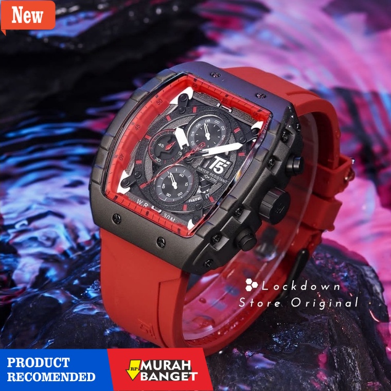 Jam analog pria terbaik- Jam T5 H 3856 Original Chronograph ( Chrono Aktif Semua )