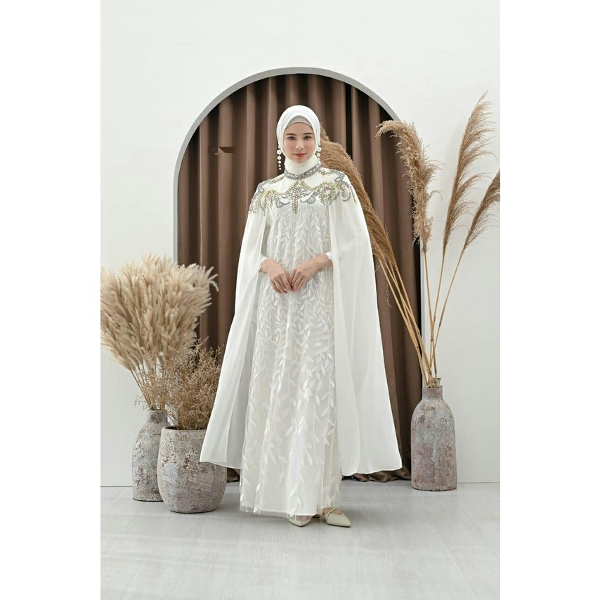 MAXI DRESS SOLEMIO BRUKAT PREMIUM B21454