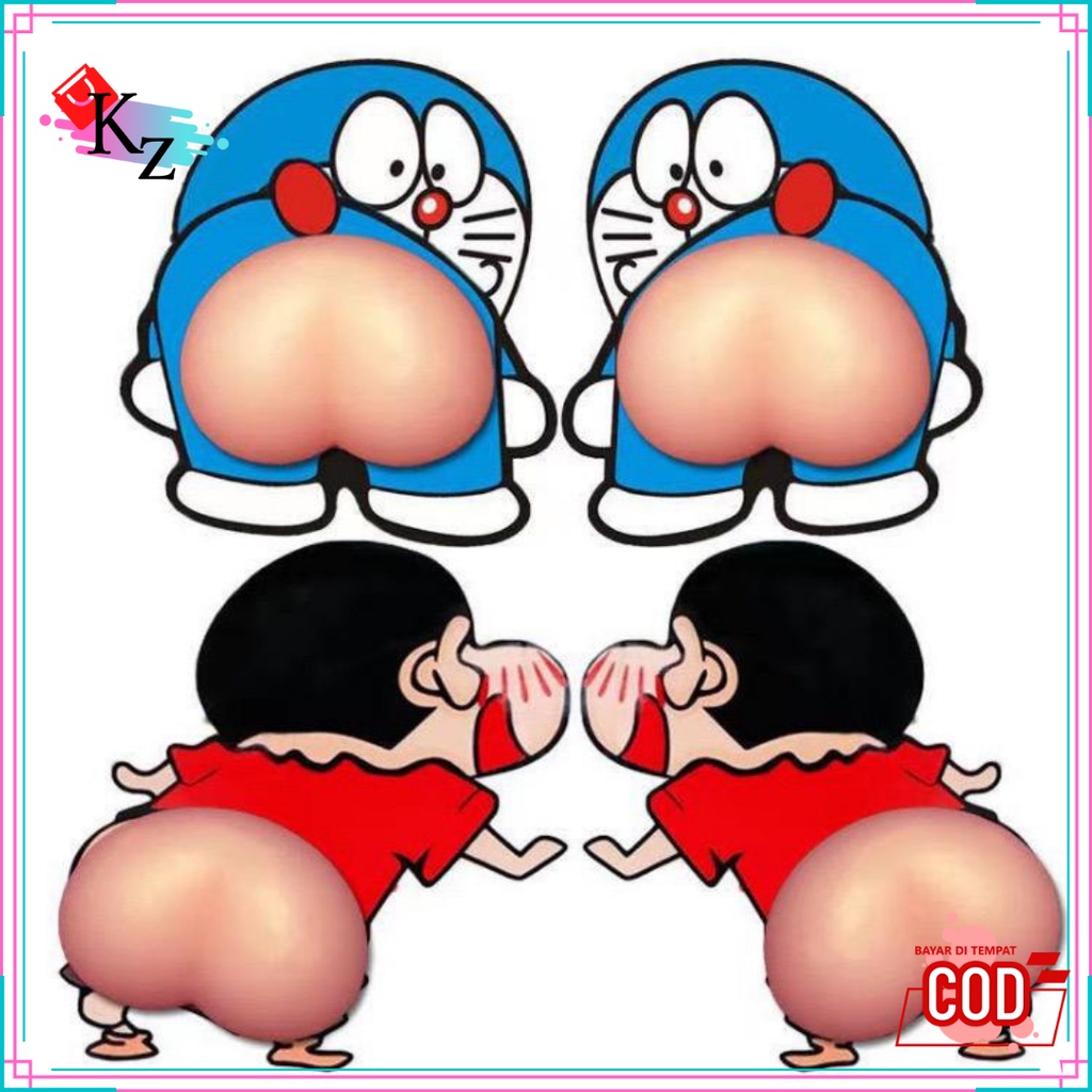Sticker HP 3D - Sticker Pantat Lucu - Stiker Silicon - Sticker Squisy Viral