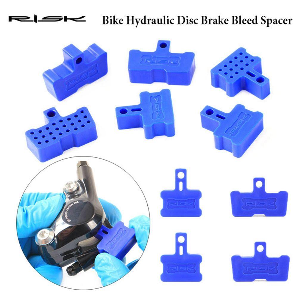 Nanas 2/3pcs Bleed Spacer Biru Hidrolik Rem Cakram Instert Alat Spreader Rem Caliper Pad