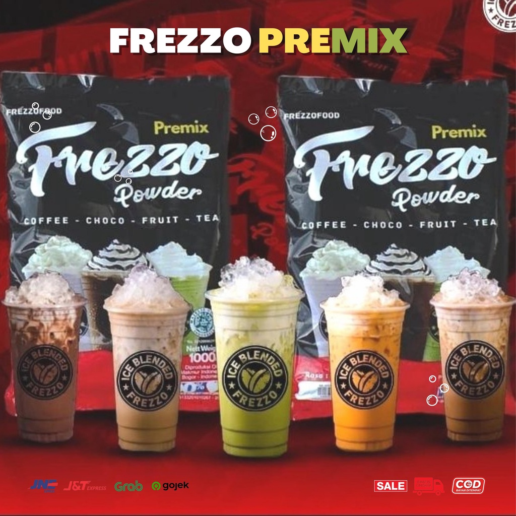 Minuman bubuk Frezzo Premix 1 kg Termurah Super Sale Bubuk Minuman Kekinian Bubuk Minuman Aneka Rasa serbuk Minuman Boba BUBUK MINUMAN ANEKA RASA MINUMAN BUBUK 1000 GR POWDER DRINK