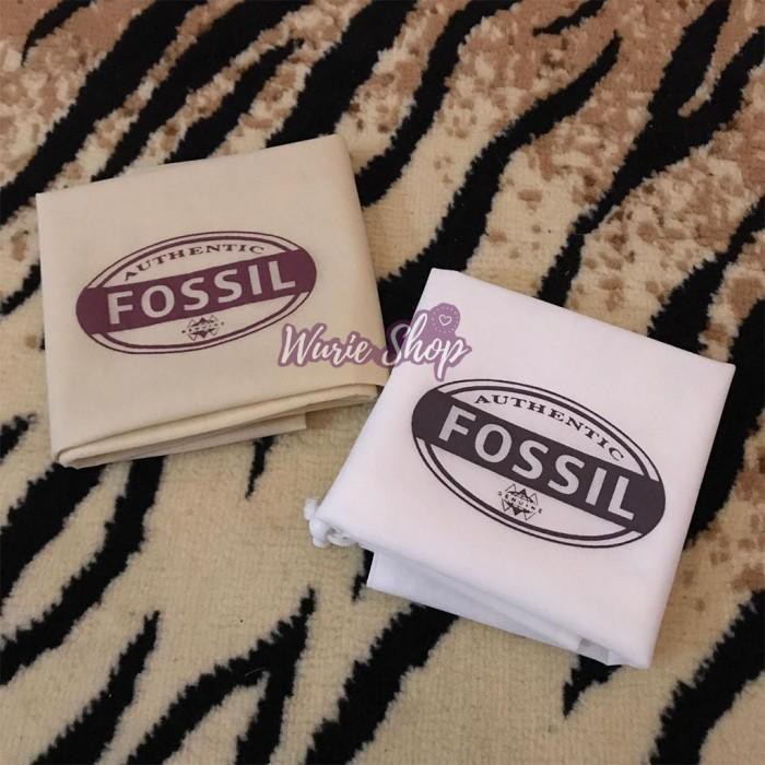 Fossil XL Dust Bag serut / sarung tas / db / dustbag - Fossil XL, Putih