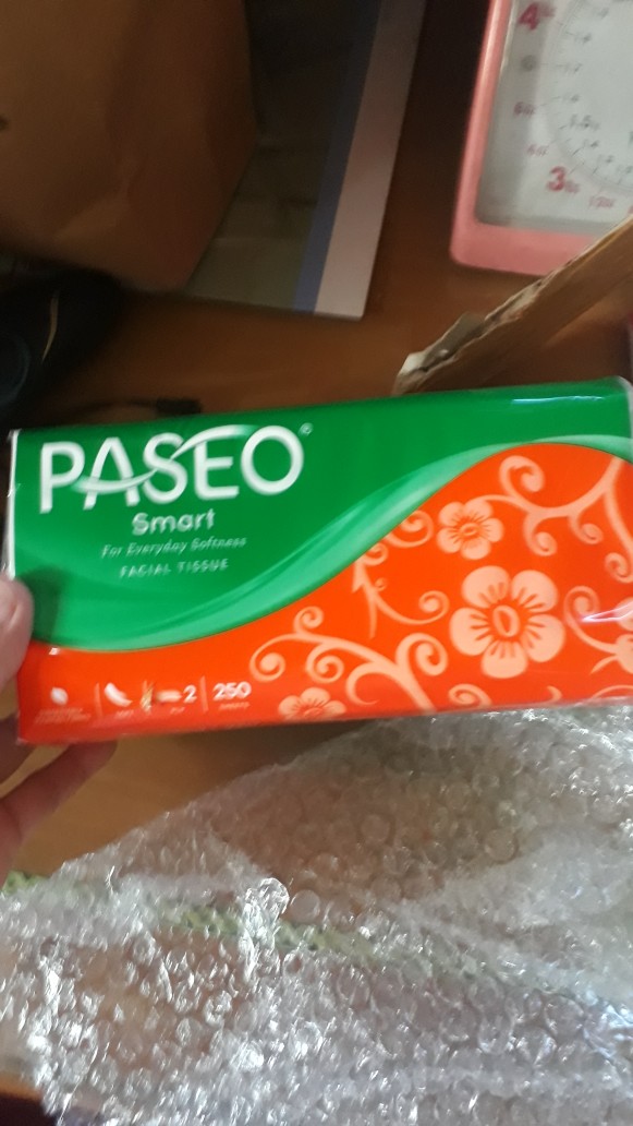 Tissue Paseo Smart 250 Sheets Tissue Facial