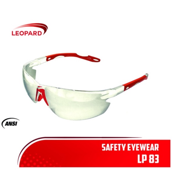 Safety Eyewear Clear Mirror “LEOPARD” LP 83 / KACAMATA SAFETY CLEAR LEOPARD