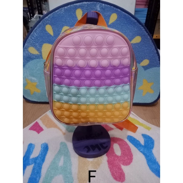Backpack pop it tas anak sekolah tk