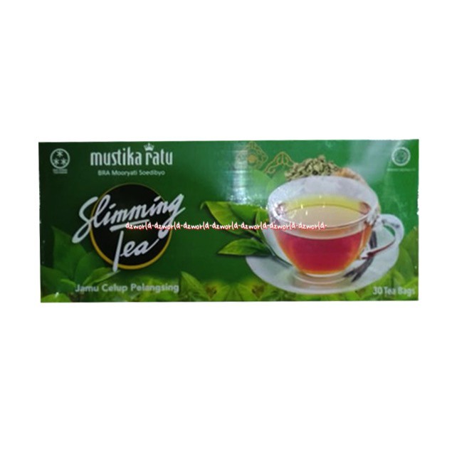 Mustika Ratu Slimming Tea 30 Bag Teh Pelangsing Jamu Celup Pelangsing