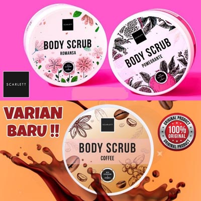 [READY] Scarlett Whitening Body Scrub Romansa Pomegrante Coffee_Cerianti