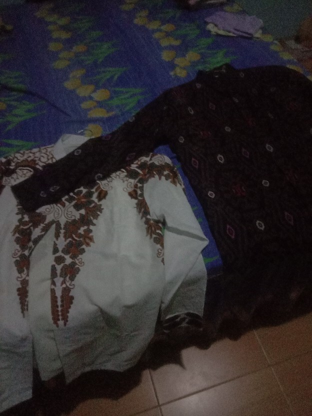 Setelan Set Sarung Koko Batik Solo Pria Lengan Panjang