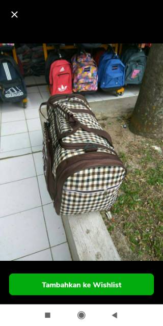 Tas travel bag Elle tas pakaian tas pulang kampung