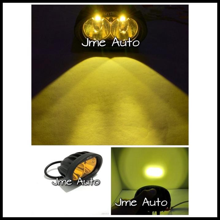 Lampu Tembak Sorot Owl MV Kuning MYTH 3Mode 20W Lampu Led Motor Mobil