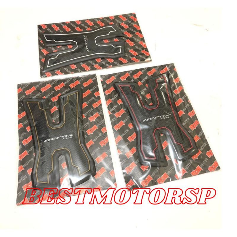 TANKPAD AEROX 155 KARET PREMIUM STIKER COVER TANKI AEROX