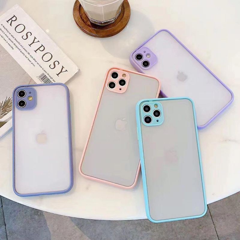 IPHONE 6/ 6+/ 7/ 8/ 7+/ 8+/ X/ XS/ XS MAX/ XR/ 11/ 11 PRO MAX/ HARD CASE DOVE MACARON FUZE/AKRILIK/ HARDCASE CANDY SHOCKPROOF PC/CASING BUMPER SOFT PROTECTOR