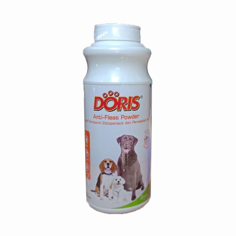 Doris Anti Fleas Powder Cat & Dog - Bedak Doris Anti Kutu & Tungau Kucing Anjing
