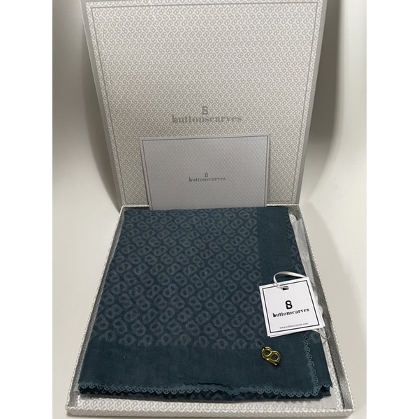 preloved buttonscarves tapis teal