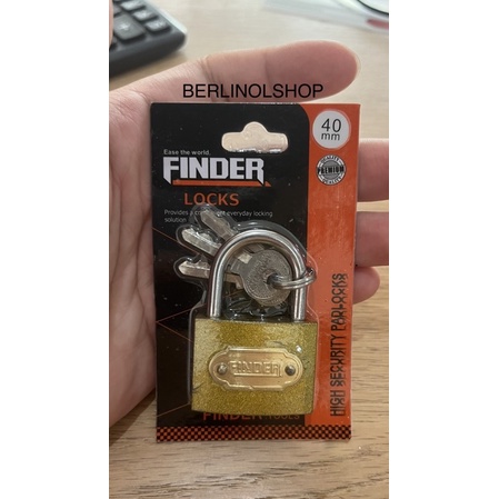 Gembok kuning FINDER 40mm