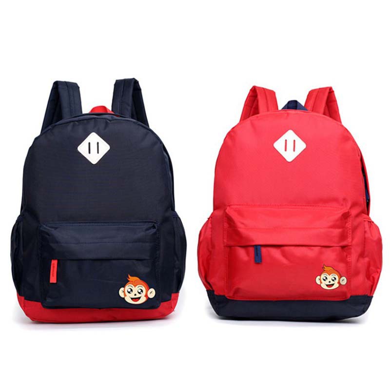 TAS RANSEL MONKEY HITAM DAN MERAH