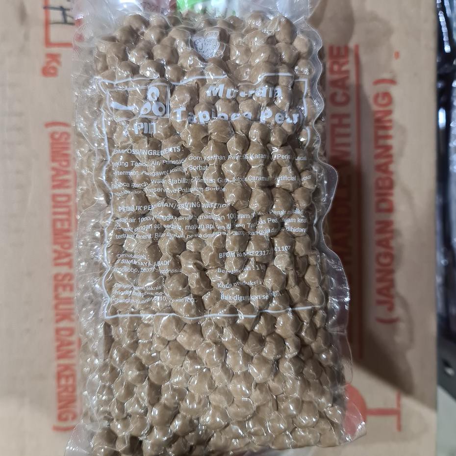 

Import Terbaik 1 KG Bubble Tapioca Pearl 1KG BOBA IT PIN JNE / CARGO