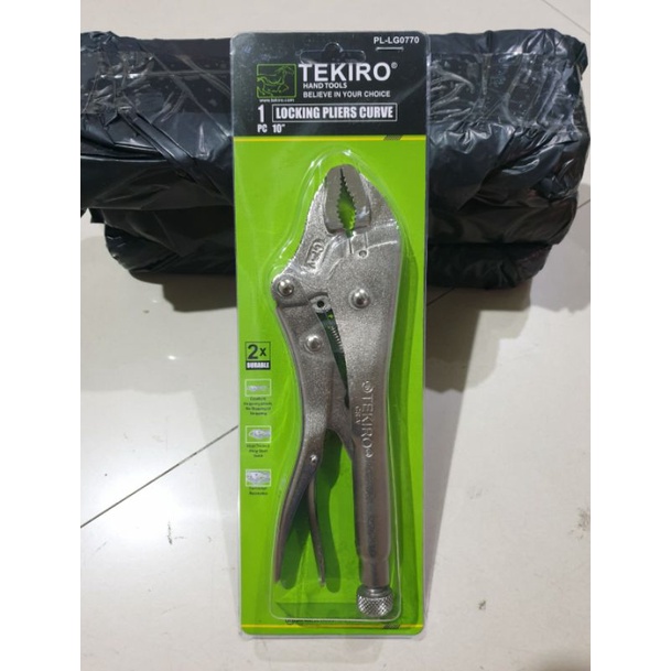 TANG BUAYA TEKIRO VICE GRIP TANG STEL SETEL TEKIRO 10&quot; TANG JEPIT