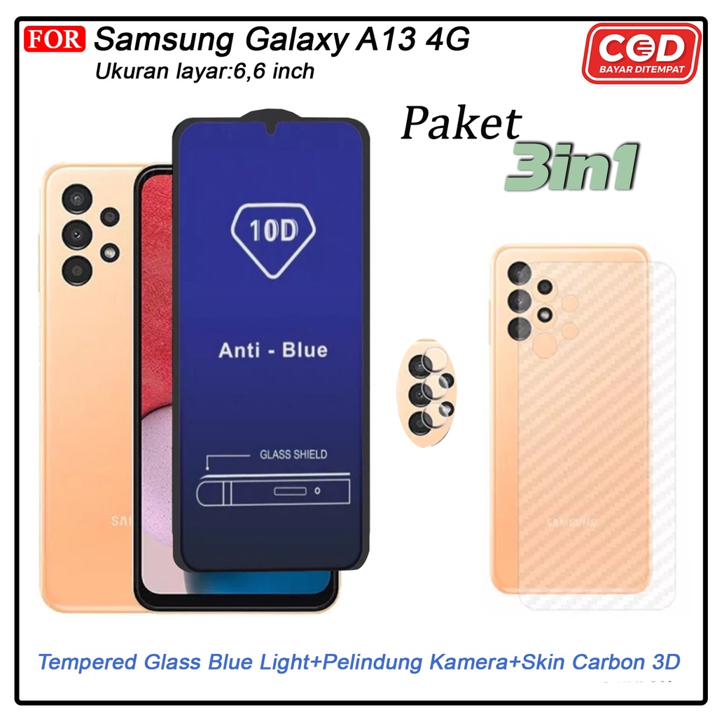 3IN1 TEMPERED GLASS BENING SAMSUNG A13 4G A04 A23 5G A13 5G A04s A33 5G A73 5G TG LAYAR ANTIGORES KACA FULL COVER