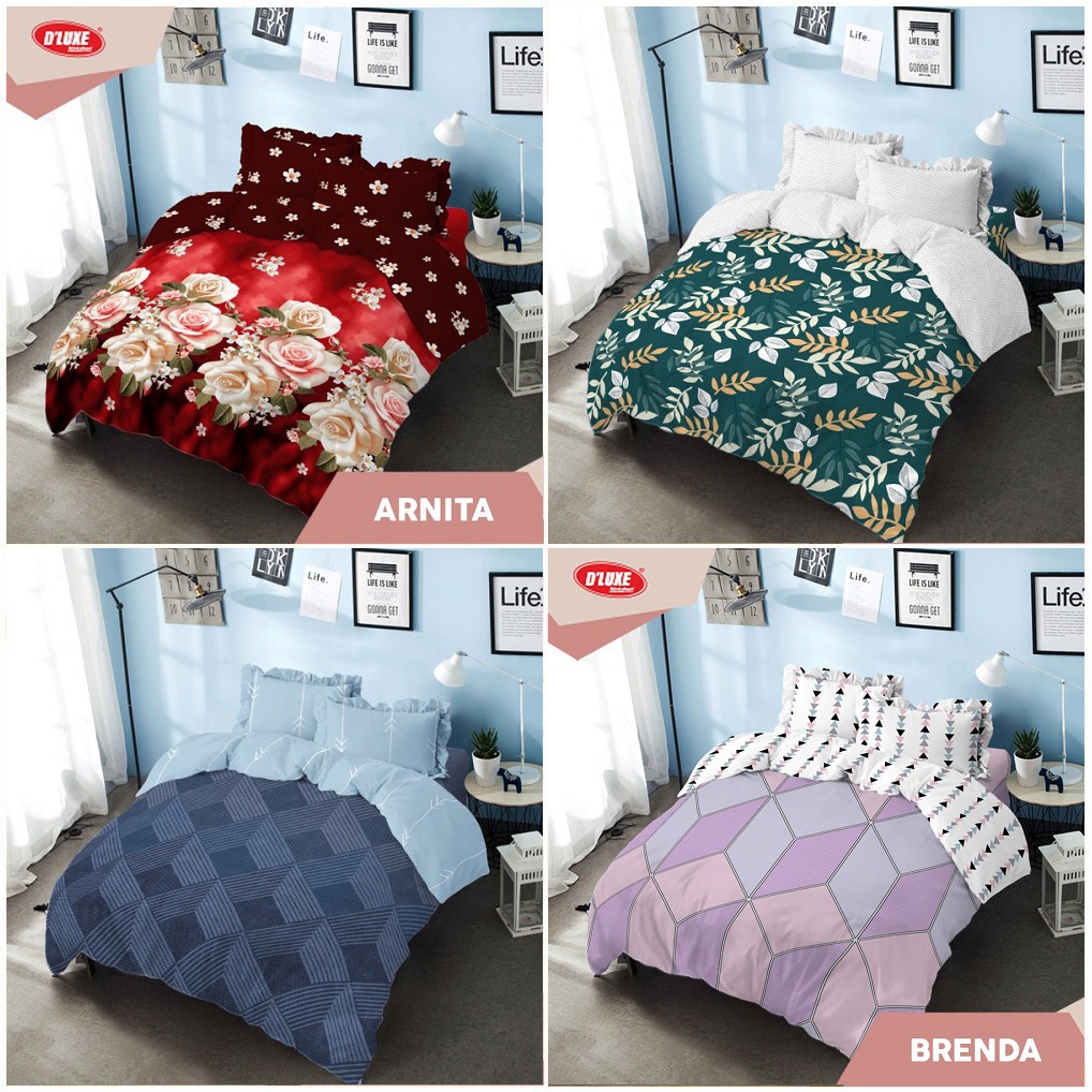 Kintakun D'Luxe Bed Cover Set New Spring Edition Versi II Uk. 160x200